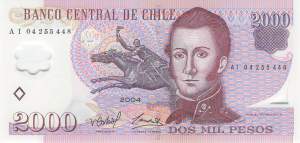 2000 Pesos 2004 p.160a